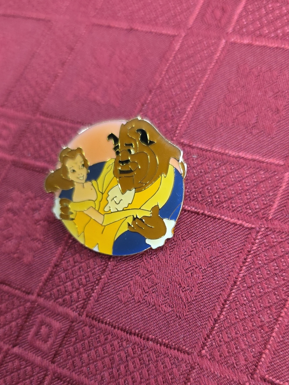 Disney Enamel Pin - Yellow & Blue Beauty and Beast Dance